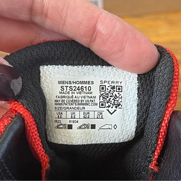 NEW Sperry Mens Duck Float Zip Red Boot STS24610 Size 9.5 NWT - Picture 4 of 4